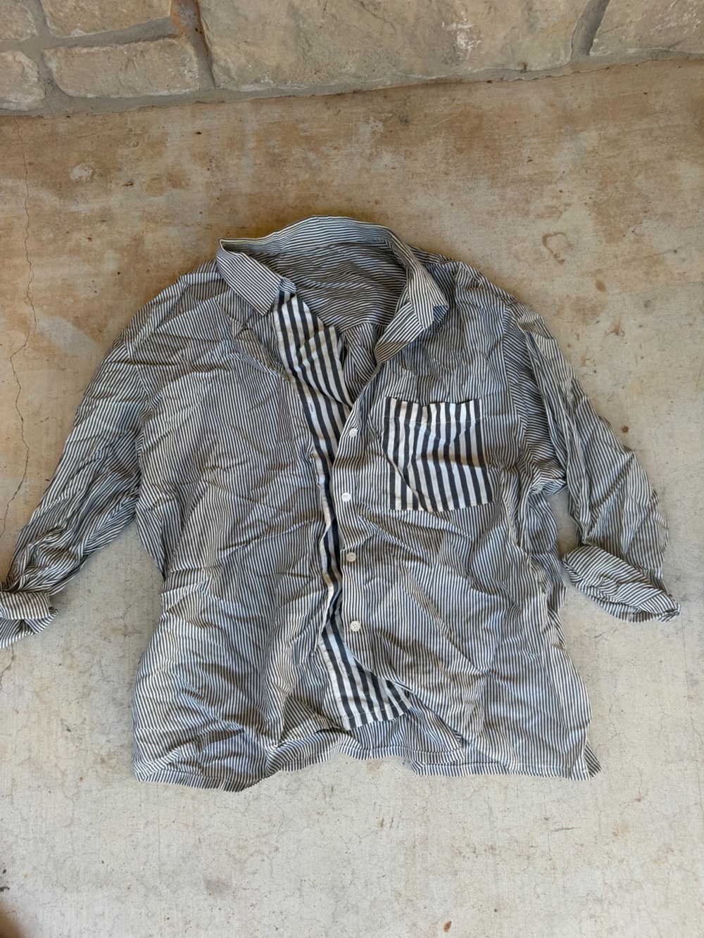 Anthropology M striped top